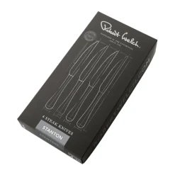 Clearance Robert Welch Stanton Bright grill knife 4-pack, Stainless steel Silver-coloured