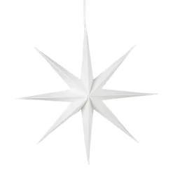 Christmas Decorations^Broste Copenhagen Star paper star Ø50 cm, White