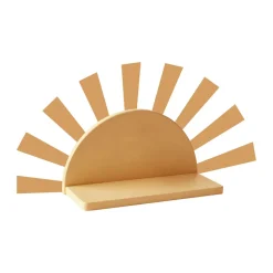Sale Kid's Concept Star shelf circle incl stickers, Mustard Yellow