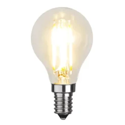Discount Star Trading E14 LED filament clear, 4.5 cm, 2700K Transparent