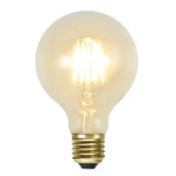 Best Star Trading E27 LED soft glow dimmable, 8 cm. 2100 K Transparent