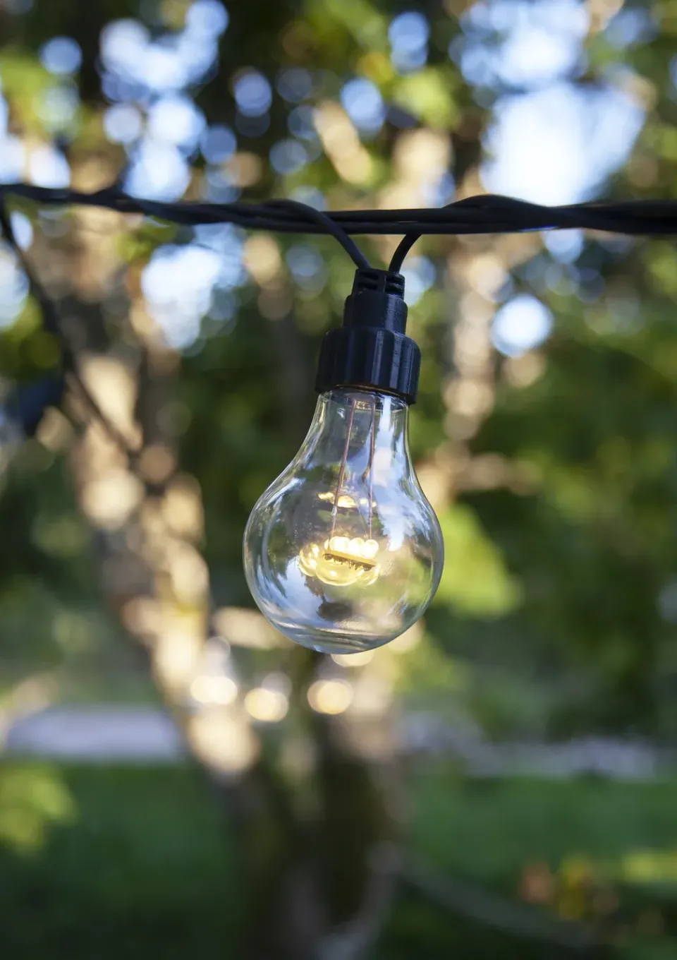 String Lights & Decorative Lighting^Star Trading system LED extra string light, 500 cm Black