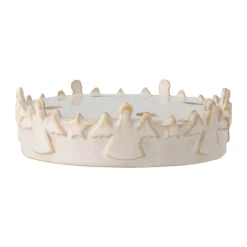 Clearance Bloomingville Starry Advent candle holder, White