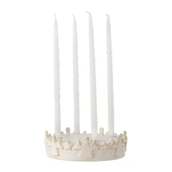 Clearance Bloomingville Starry Advent candle holder, White