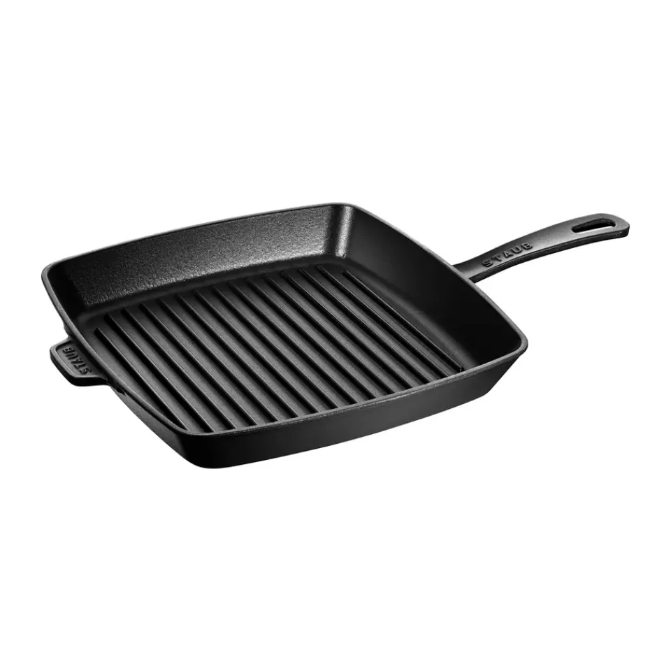 Best STAUB American grill pan cast iron, 30x30 cm Black