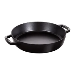 Discount STAUB braiser cast iron 2 handles , Ø26 cm Black