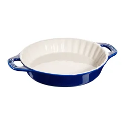 Hot STAUB Ceramic pie dish Ø24 cm, Dark Blue