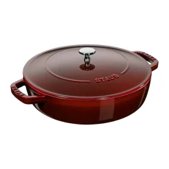 Outlet STAUB Chistera braiser cast iron Ø24 cm, Grenadine Red