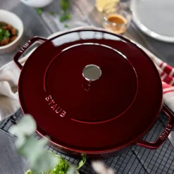 Outlet STAUB Chistera braiser cast iron Ø24 cm, Grenadine Red