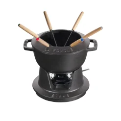 Hot STAUB fondue set 1.65 l, Black