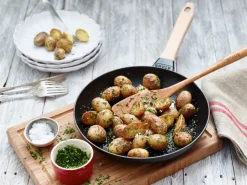 Cast Iron Pans|Frying Pans & Skillets^STAUB frying pan cast iron light wood handle, Ø20 cm Black