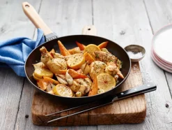 Cast Iron Pans|Frying Pans & Skillets^STAUB frying pan cast iron light wood handle, Ø20 cm Black