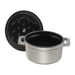 Cast Iron Casserole Pots|Cooking Pots & Casserole Dishes^STAUB La Cocotte round cocotte cast iron 0.4 L, Graphite gray Grey