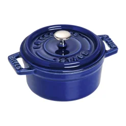 Cast Iron Casserole Pots|Cooking Pots & Casserole Dishes^STAUB La Cocotte round pot cast iron 0.25 L, Dark Blue