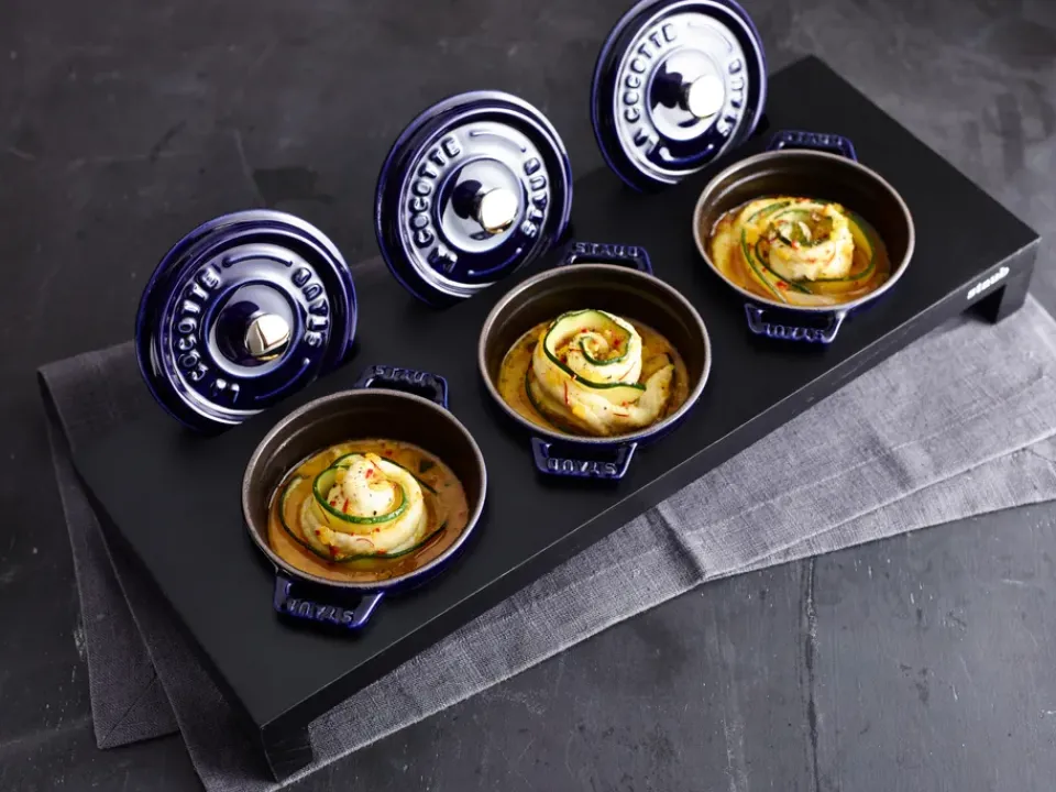 Cast Iron Casserole Pots|Cooking Pots & Casserole Dishes^STAUB La Cocotte round pot cast iron 0.25 L, Dark Blue