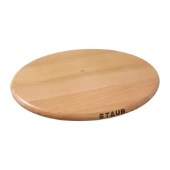 New STAUB magnetic trivet oval beech, 29 cm Brown