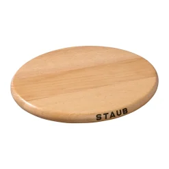 Trivets^STAUB magnetic trivet oval beech, 15 cm Brown