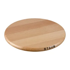 Discount STAUB magnetic trivet round beech, 23 cm Brown