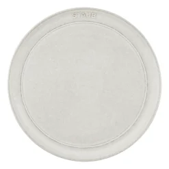 STAUB New Truffle plate, Ø22 cm White