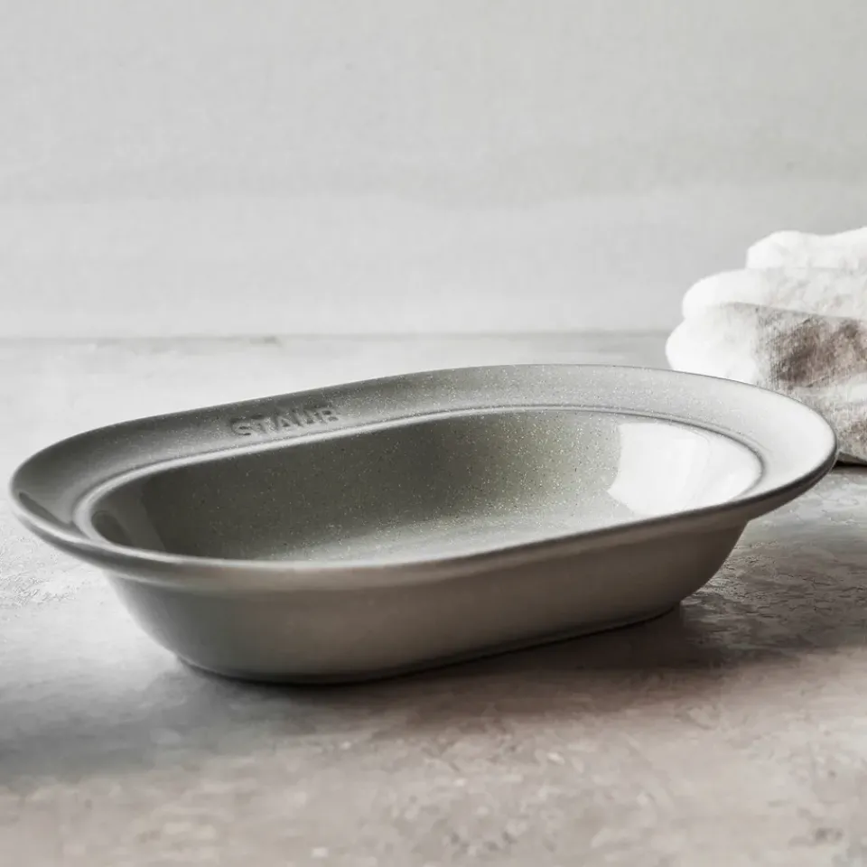Best STAUB New Truffle saucer oval, 25 cm White
