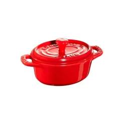 Sale STAUB oval mini casserole dish 0.2 l, Red