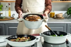 Best STAUB Pot & saucepan set stackable 5 pieces, truffle White