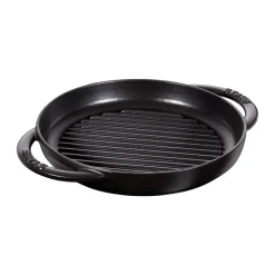 Online STAUB Pure cast iron grill pan round , Ø22 cm Black