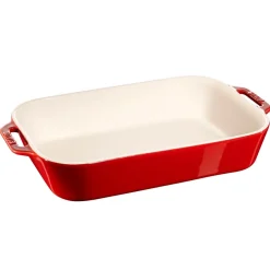 STAUB rectangular oven dish 34 x 24 cm, Red