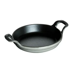 Oven Dishes^STAUB round oven dish cast iron Ø20 cm, Graphite gray Grey