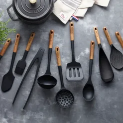 Outlet STAUB serving spoon, 22 cm Black