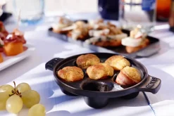 STAUB snail plate cast iron Ø14 cm, Black