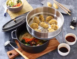 Sale STAUB steaming insert pot Ø26 cm, Stainless steel Silver-coloured