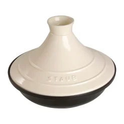 Other Pots & Pans^STAUB Tagine cast iron black-beige, 28 cm White