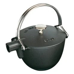 Clearance STAUB teapot round 1.15 L, Black