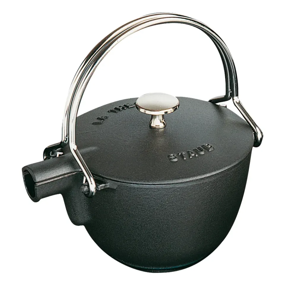Clearance STAUB teapot round 1.15 L, Black