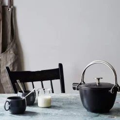 Clearance STAUB teapot round 1.15 L, Black
