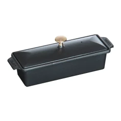 STAUB Terrine casserole cast iron , 30x11 cm Black