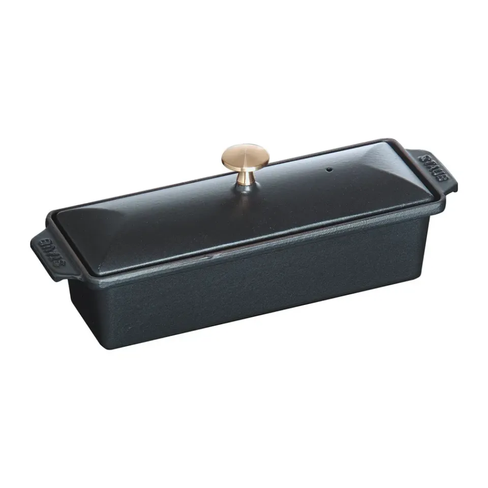 STAUB Terrine casserole cast iron , 30x11 cm Black