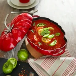Hot STAUB tomato casserole dish 2.9 l, Red