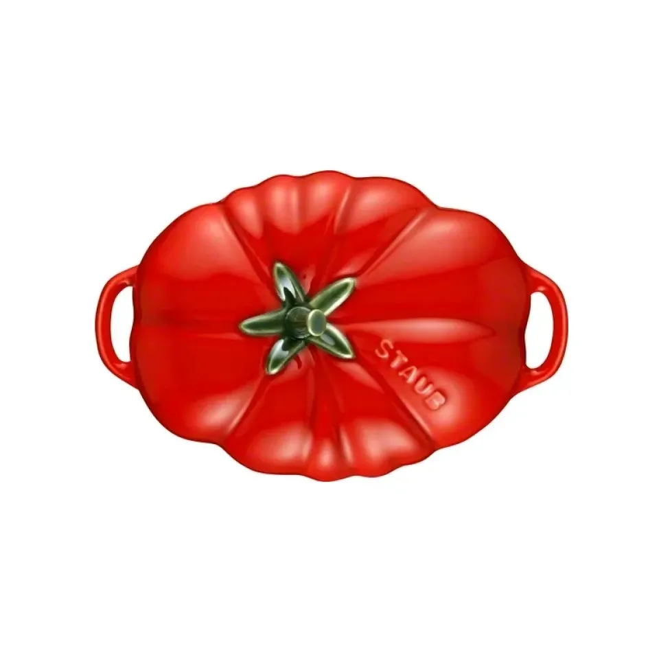 Cooking Pots & Casserole Dishes^STAUB tomato casserole dish stoneware 0.5 l, Red