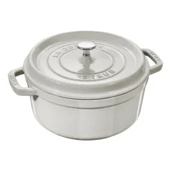 Cooking Pots & Casserole Dishes|Cast Iron Casserole Pots^STAUB Truffle casserole, 2.6 l White