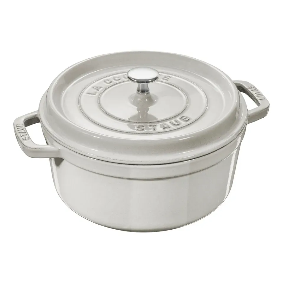 Cooking Pots & Casserole Dishes|Cast Iron Casserole Pots^STAUB Truffle casserole, 2.6 l White