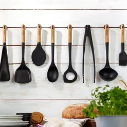 Fish Slices & Spatulas|Spoons, Scoops & Ladles^STAUB wok spatula, 31 cm Black