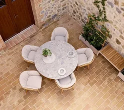 Seat Cushions & Pads^Cane-line Stay chair cushion set, Sand (Natté) Beige