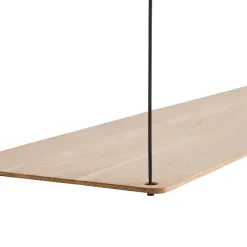Shelves & Shelving Systems|Shelves & Shelving Systems^Woud Stedge wall shelf 80 cm, white-pigmented oak Brown