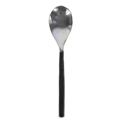 Tell Me More Steel teaspoon, Unpolished steel Grey