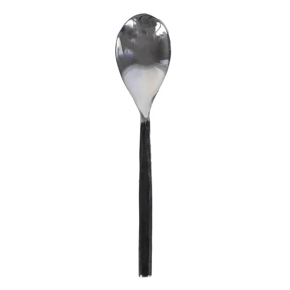 Tell Me More Steel teaspoon, Unpolished steel Grey