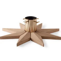 Fritz Hansen Stella Christmas tree base Ø50.5 cm, Oak BeigeGold-coloured