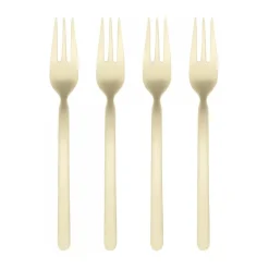 Dessert Cutlery^Blomus STELLA dessert fork champagne 4-pack, 15,5 cm Gold-coloured