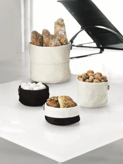 Discount Stelton breadbag, sand-black BlackWhite